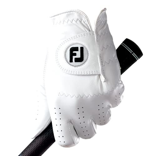 Footjoy CabrettaSof Men's Golf Glove,White,XL 2