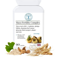 - 3000mg High Strength Maca Fertility Complex for Men - Hormonal & Testosterone Balance - 3 Months Supply - 90 Capsules