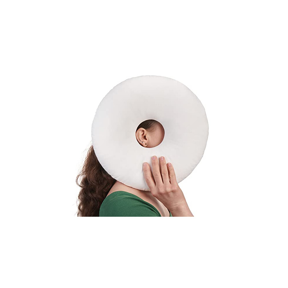 Odoxia Piercing Pillow | Ear Piercing Pillow For Side Sleepers | Ear Pain Relief | Adjustable Filling | Donut Pillow For Ear | Reduces Ear Pressure | Pillow