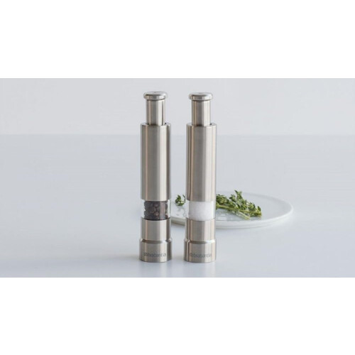 Brabantia Salt and Pepper Mill, Stainless Steel, 2 Units, Silver 2