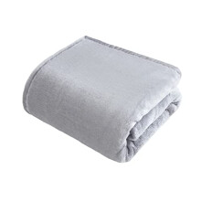 Luxury Cashmere Touch Silver Grey Throw Over Sofa Super Soft Warm Cosy Bed Blanket Bedspread - 150cm x 200cm, 5056242828860