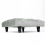 (Grey) Chesterfield Upholstered Pouffe Stool 60x60x25cm 9