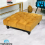(Grey) Chesterfield Upholstered Pouffe Stool 60x60x25cm 13