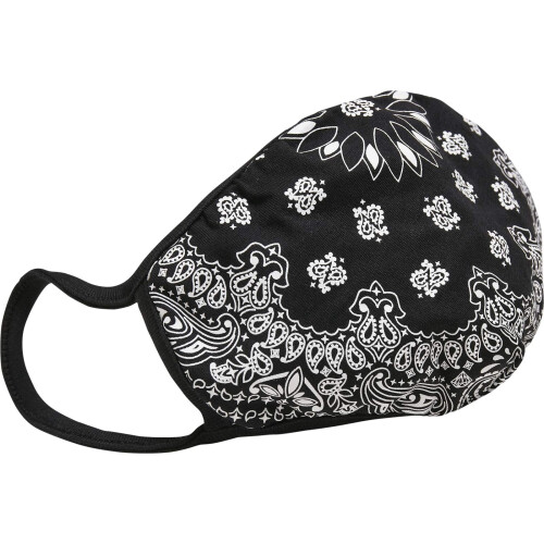 Bandana Face Mask 2-Pack Everyday, Black/White, One Size