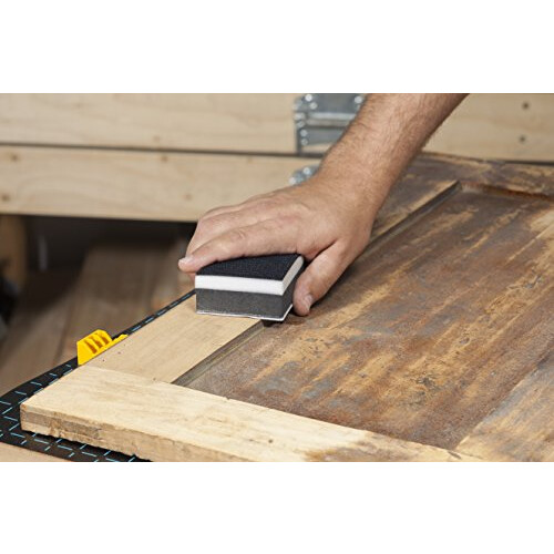 wolfcraft Hand-Held Sander Set, 4 pcs., with Easy-Fix Fibre I 2892000 1