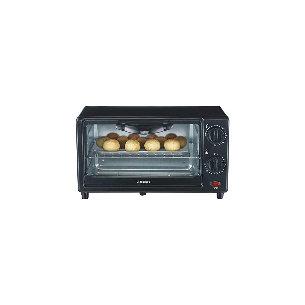 Mini 9L Toaster Oven Tabletop Cooking Baking Portable Oven 650w 100-250 Stainless Steel Heating Tube incl. Baking Tray & Wire Rack-image-OPC-PDWJKBY-NEW