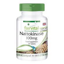 | Nattokinase 100mg - Bulk Pack for 3 Months - Vegan - HIGH Dosage - 90 Tablets - 2000 FU