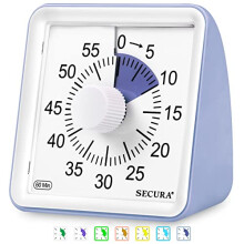 60 Minute Visual Timer, Classroom Countdown Timer, Silent Timer for Kids and Adults, Time Management Tool for Teaching, Family and Work (Purple &