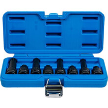 5381 | Impact Bit Socket Set | 12.5 mm (1/2") Drive | Spline (for XZN) M12 - M18 | 8 pcs.