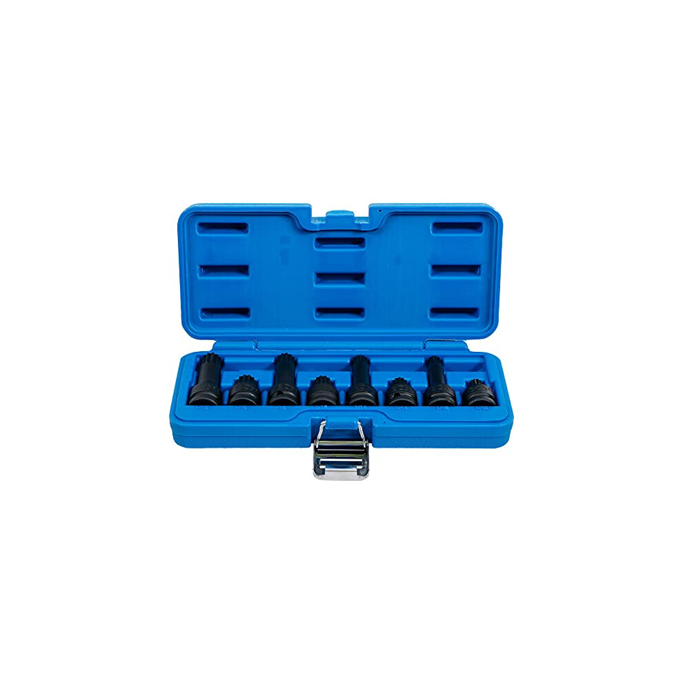 5381 | Impact Bit Socket Set | 12.5 Mm (1/2") Drive | Spline (For Xzn) M12 - M18 | 8 Pcs. 4048769018078
