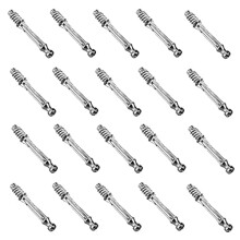TERF M6 X 45mm Cam Fixing Dowel Screw M6 (6mm) X 45mm Flat Pack Furniture Fixing Joint Connector Bolt for Wardrobe Drawer Closet Bed Cabinet
