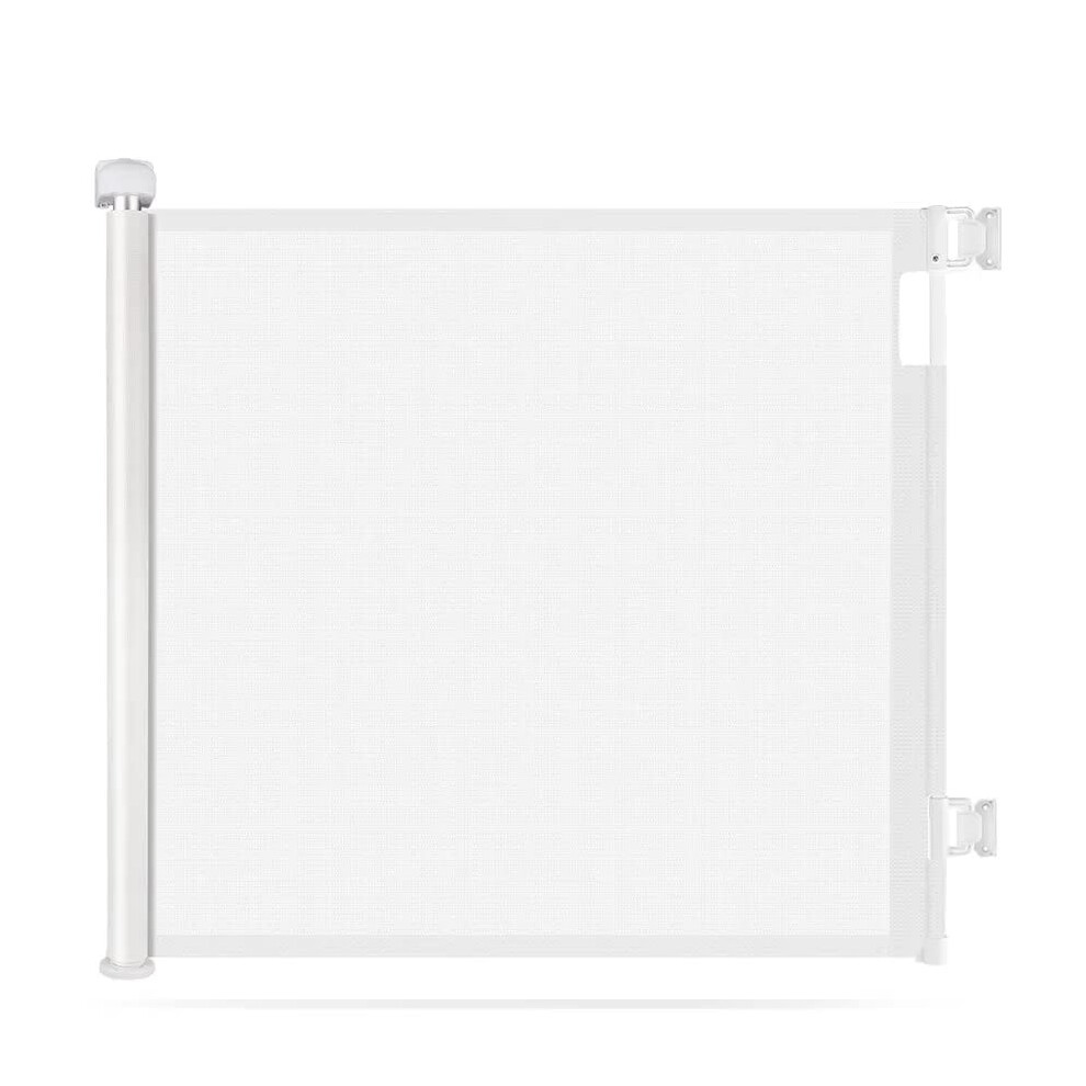 Start and Drive Ltd, Retractable Baby Gate 86cm x 140 cm Stair Safety Gate Roll for Babies and Pets, Extendable Barrier Gates (White) - Image 2