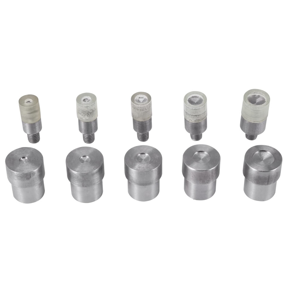 5 Sets Double Rivets Dies(5Mm/6Mm/8Mm/10Mm/12Mm) 4894910820539