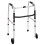 Folding Lightweight Aluminium Walking Frame/Zimmer/Walker with 2 Wheels - Adjustable Height 1
