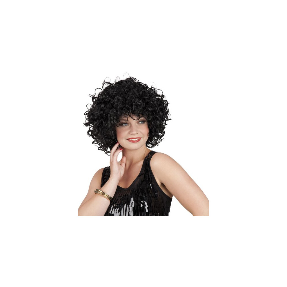 Boland Unisex Black Curly Wig