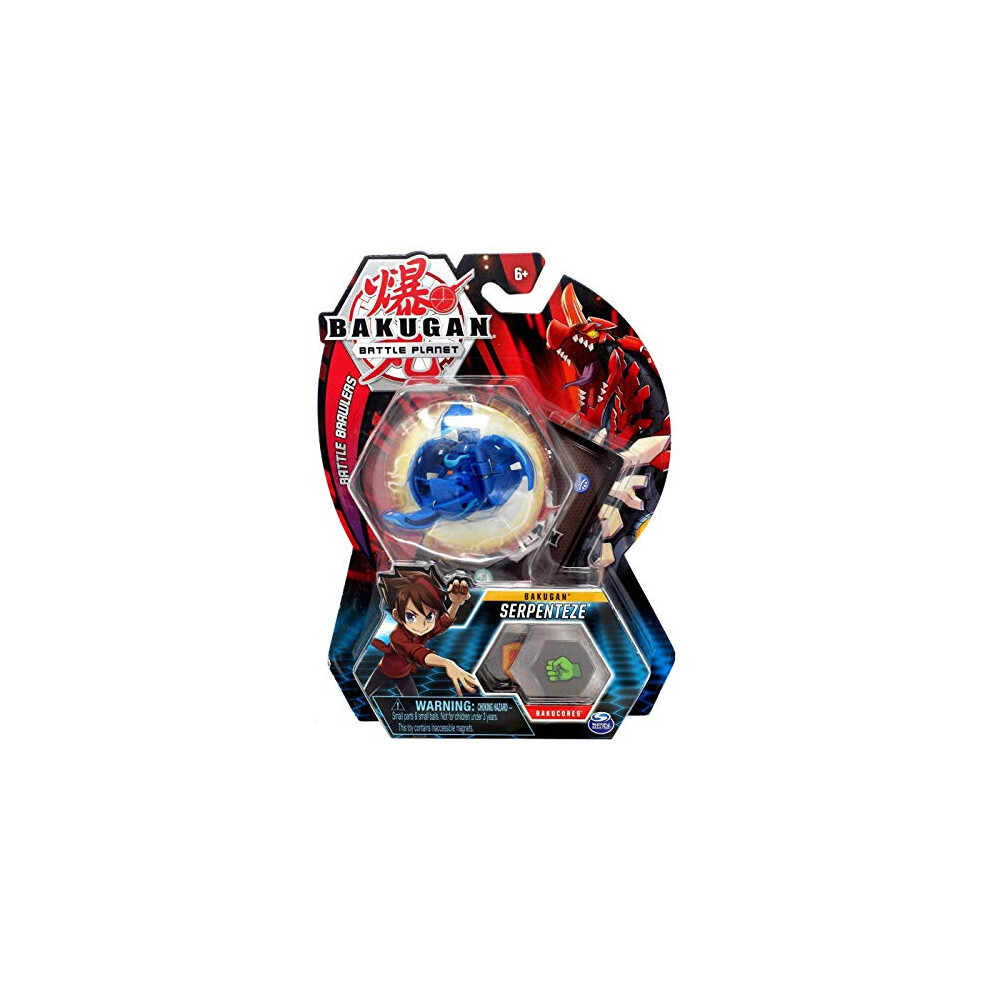 BAKUGAN, Serpenteze, 2-inch Tall Collectible Transforming Creature, for Ages 6 and Up