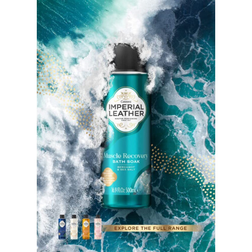 Imperial Leather LEATHER BATH - MUSCLE SOAK, White, 500ml 2