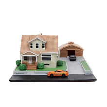 -Toretto Fast & Furious Garage, Playset Diorama, Includes Two Nano Vehicles, Collectioning (253203081)