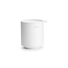 - Mindset Storage Pot - Ideal for Organising Small Items - Hygienic Soft-Touch Lid - Corrosion Resistant - Easy to Clean - Bathroom Accessory - Fresh