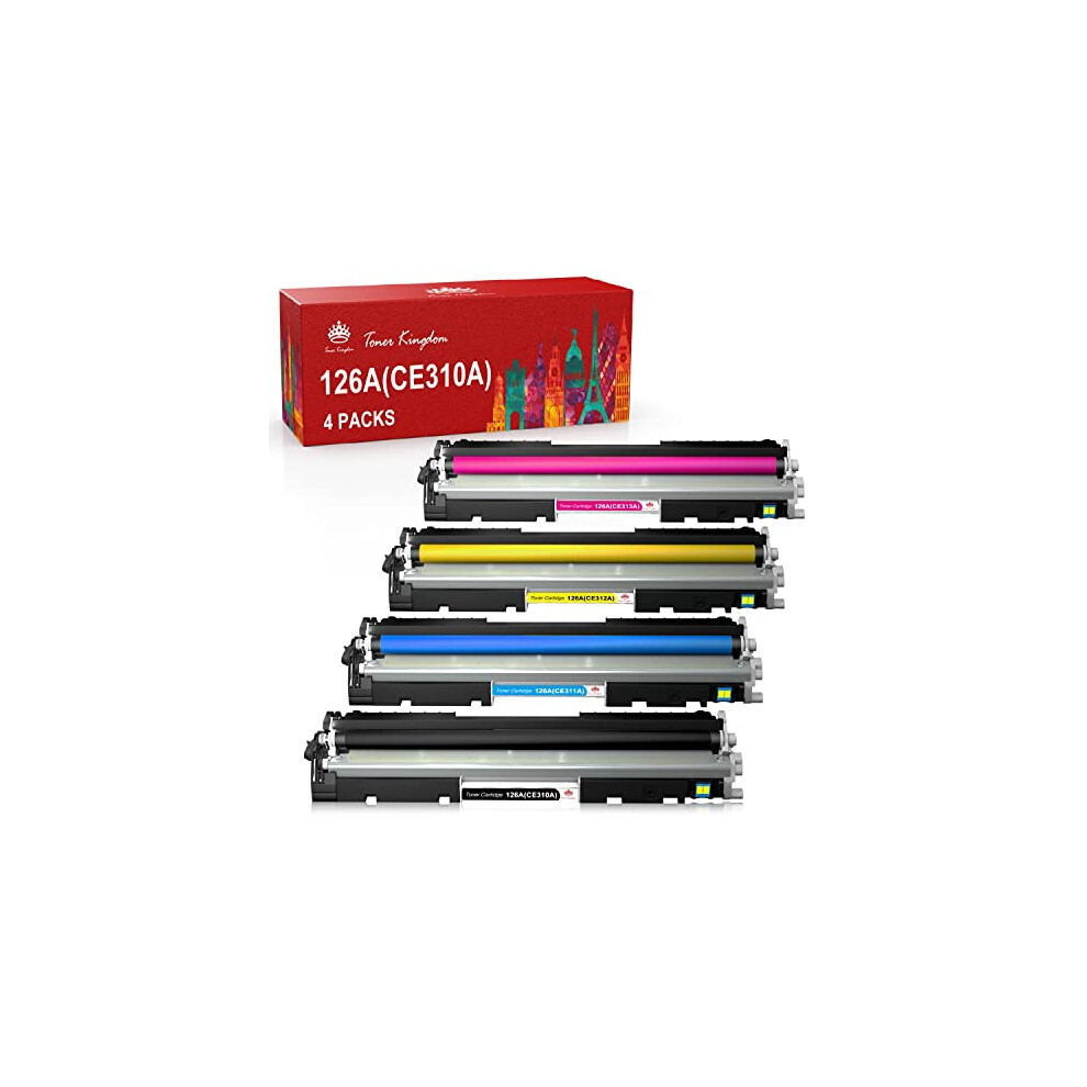 Toner Cartridges Compatible For Hp 126A Ce310a Ce311a Ce312a Ce313a Cf350a For Hp Laserjet Pro 100 Mfp M175 M175a M175nw M275nw M176 M176fn M177 780317063867