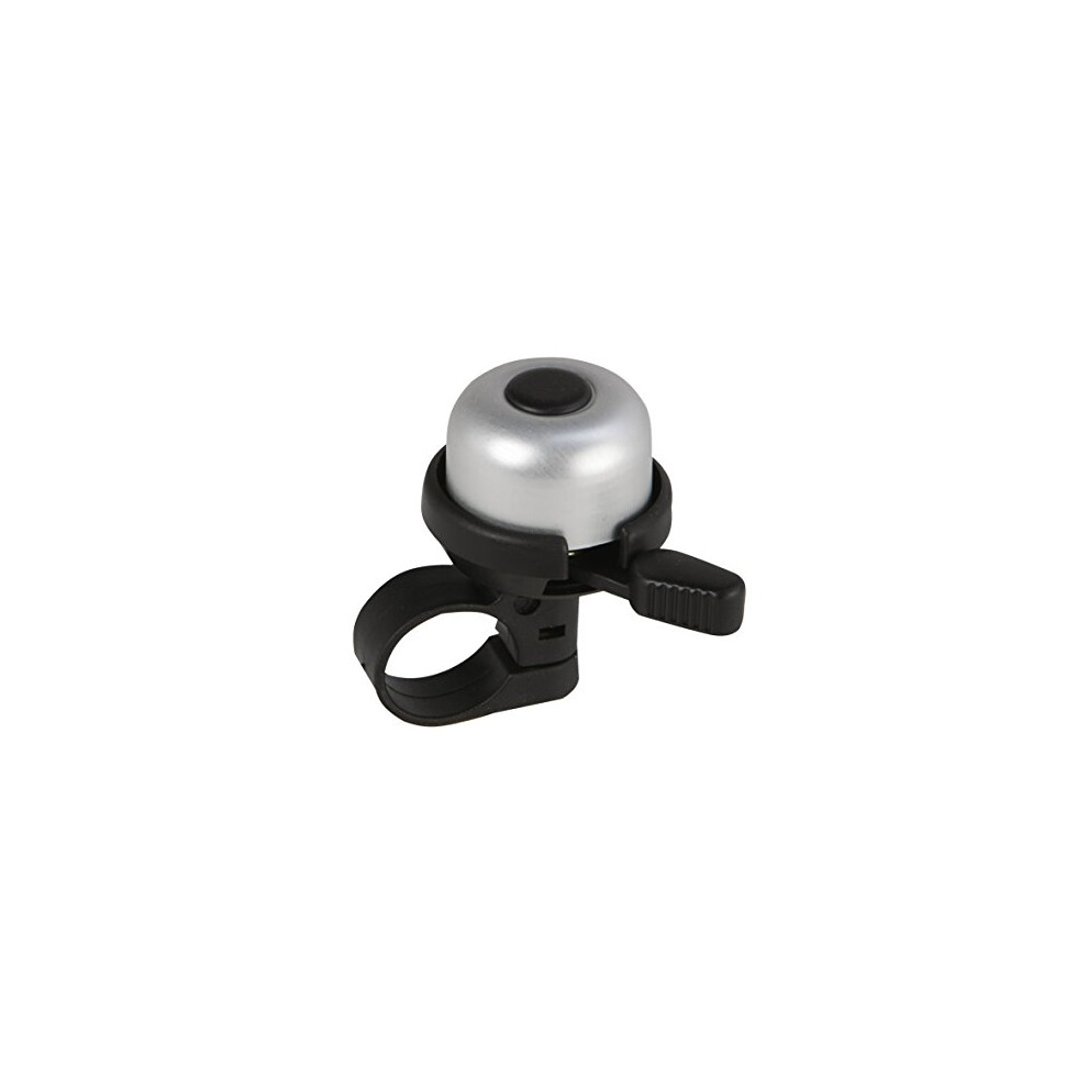 Mini Ding Dong Bicycle Bell, Silver, One Size