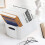 Plastic Stackable Open Storage Boxes, Plastic Storage Baskets for Freezer, White, 6 Packs 5