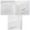 Plastic Stackable Open Storage Boxes, Plastic Storage Baskets for Freezer, White, 6 Packs 4
