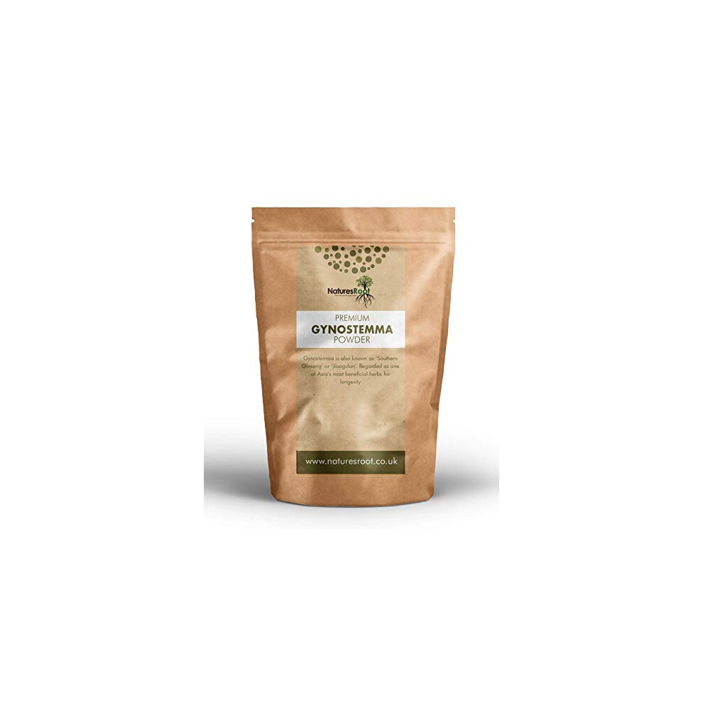 Natures Root Premium Gynostemma Powder 250G - Adaptogen | Jiaogulan Supplement | Longevity Tonic | Anti-Fatigue Herb