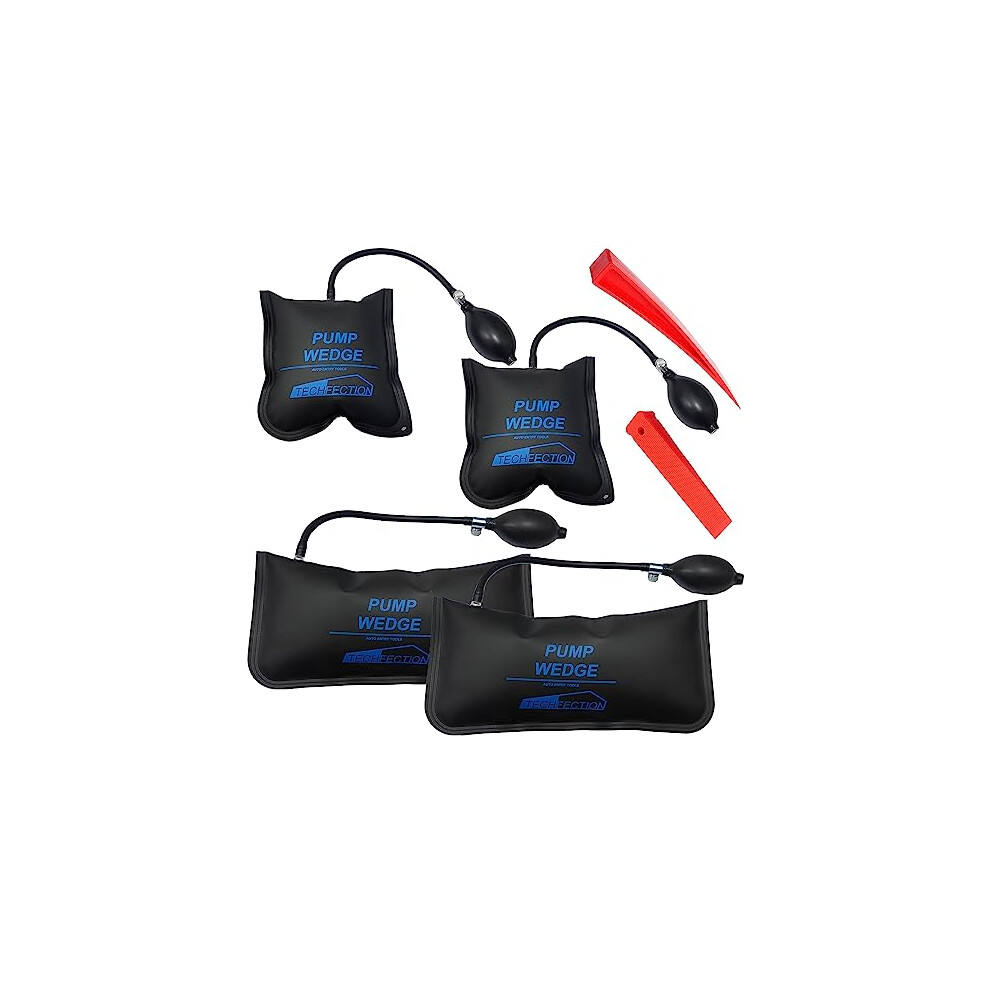 Air Wedge Up Bag 4Pcs Air Wedge Bag Pump Wedge Up Bags Wedge Pump Tools Car Air Wedge Pump Kits Inflatable Pump Bag Alignment Tool For Door Window 6971554732508