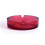 Round Ashtray 10.5 cm Glass Red 1