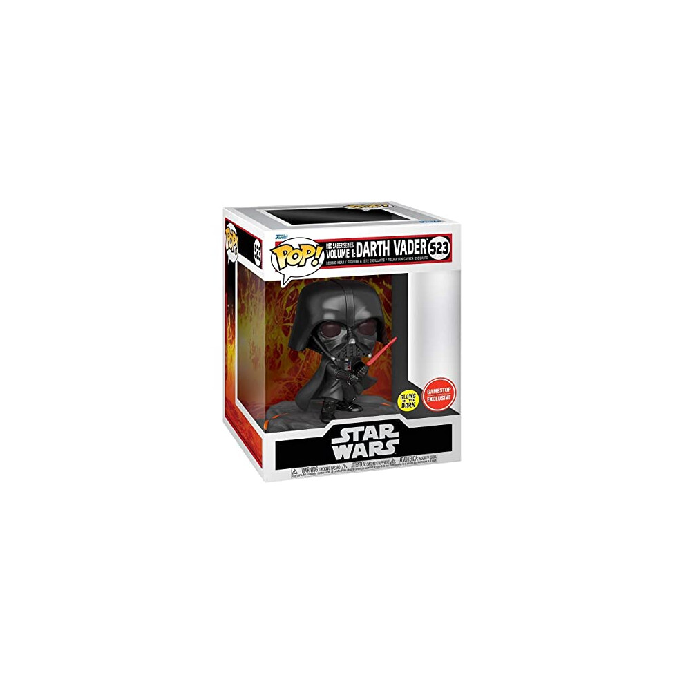 Pop! Disney Star Wars: Red Saber Series Vol.1 - Darth Vader (Glows in The Dark) (Special Edition) #523 Bobble-Head Vinyl Figure