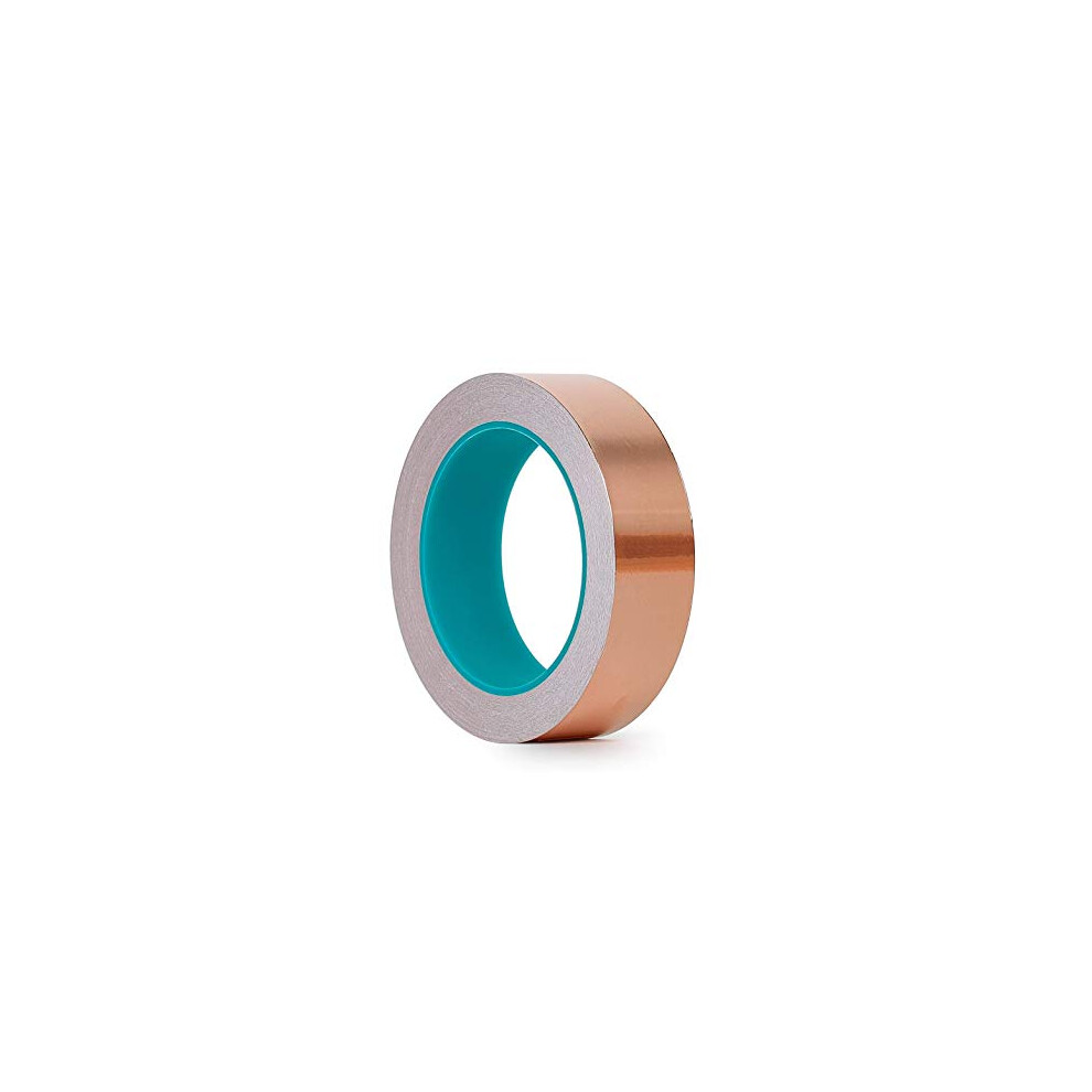 Copper Foil Tape, Double-Side Conductive Adhesive For Plants Protection, Slug Snail Repellent, Guitar Emi Shielding, Stained Glass, Electrical Repairs 7449681658231