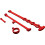 8.0+ Golf Trolley Trim Kit - Red 1