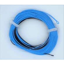 Fly Fishing WF7 Sinking tip Line With 2 Welded Loops 6IPS, Light Blue/Black