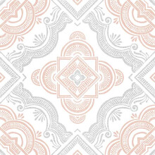 Cecilia Peel & Stick Floor Tiles, Whites & Off-Whites,30cm x 30cm