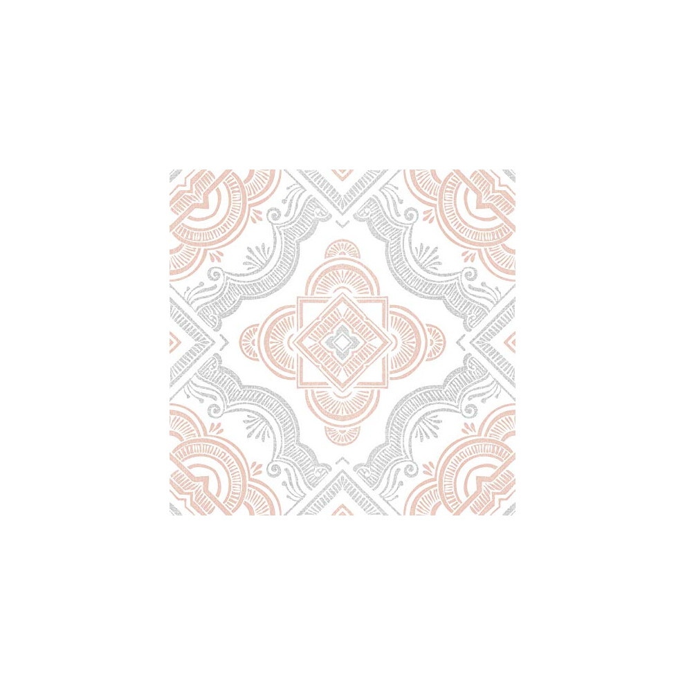 Floorpops Cecilia Peel & Stick Floor Tiles, Whites & Off-Whites,30Cm X 30Cm