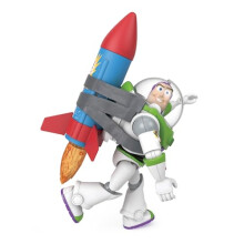Mattel Disney Pixar Toy Story Sprechende Actionfigur, Rocket Rescue Buzz Lightyear, 20+ Sounds & Phrasen, 30 cm