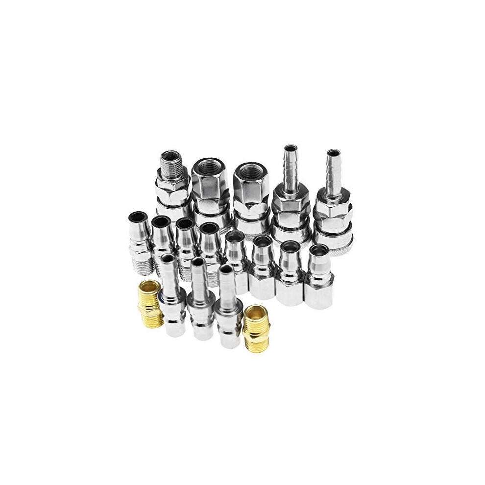 Air Hose Bsp Air Compressor Fittings Kit Pneumatic Quick Connector & Coupler & Plug 728433277249