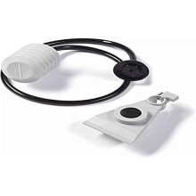 Replacement for Skirt Marker, Black, White, 2 x 1 x 1 cm