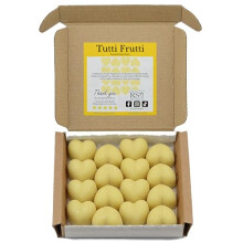 RSWellness Tutti Frutti Soy Wax Melts Scented - Sweet Shop Scents - 16 Heart Wax Melts Gift Set - Handmade Home Fragrance - Vegan & Pet Friendly