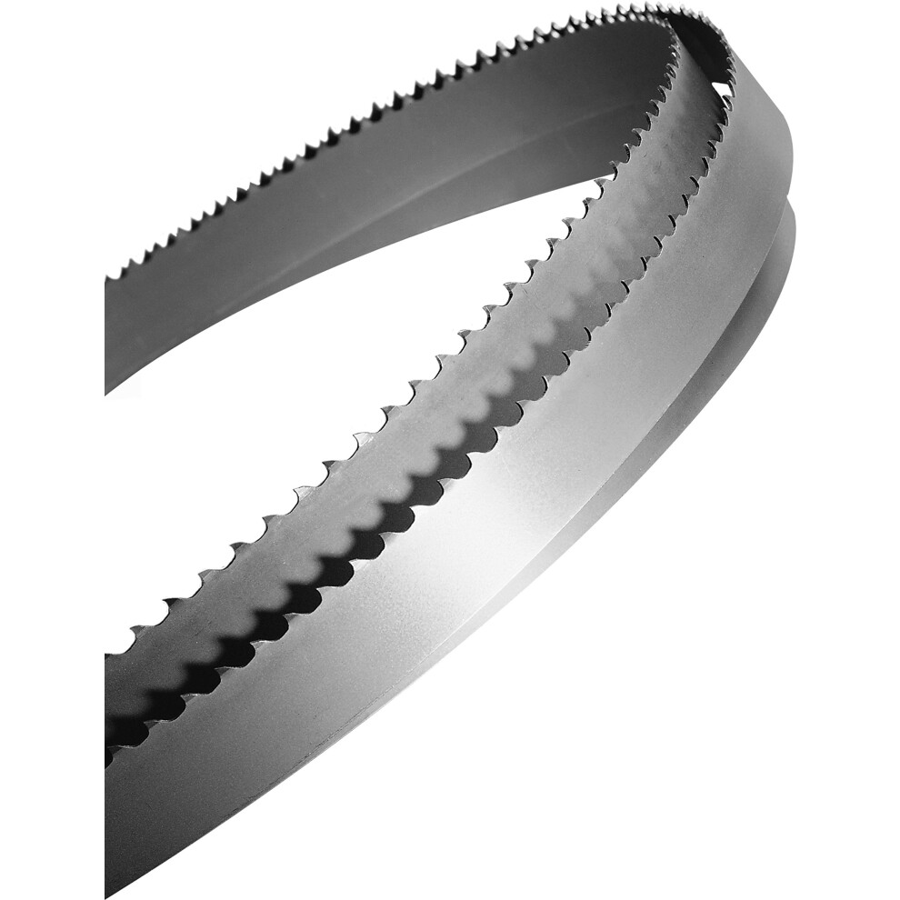 Carbon Band Saw Blades - 1435 Mm Duratec Super FB 10 Mm X 0.35 Mm 6 TPI Skip Teeth Welded Flexible High Carbon Steel Bandsaw - For Metal Wood Plastics