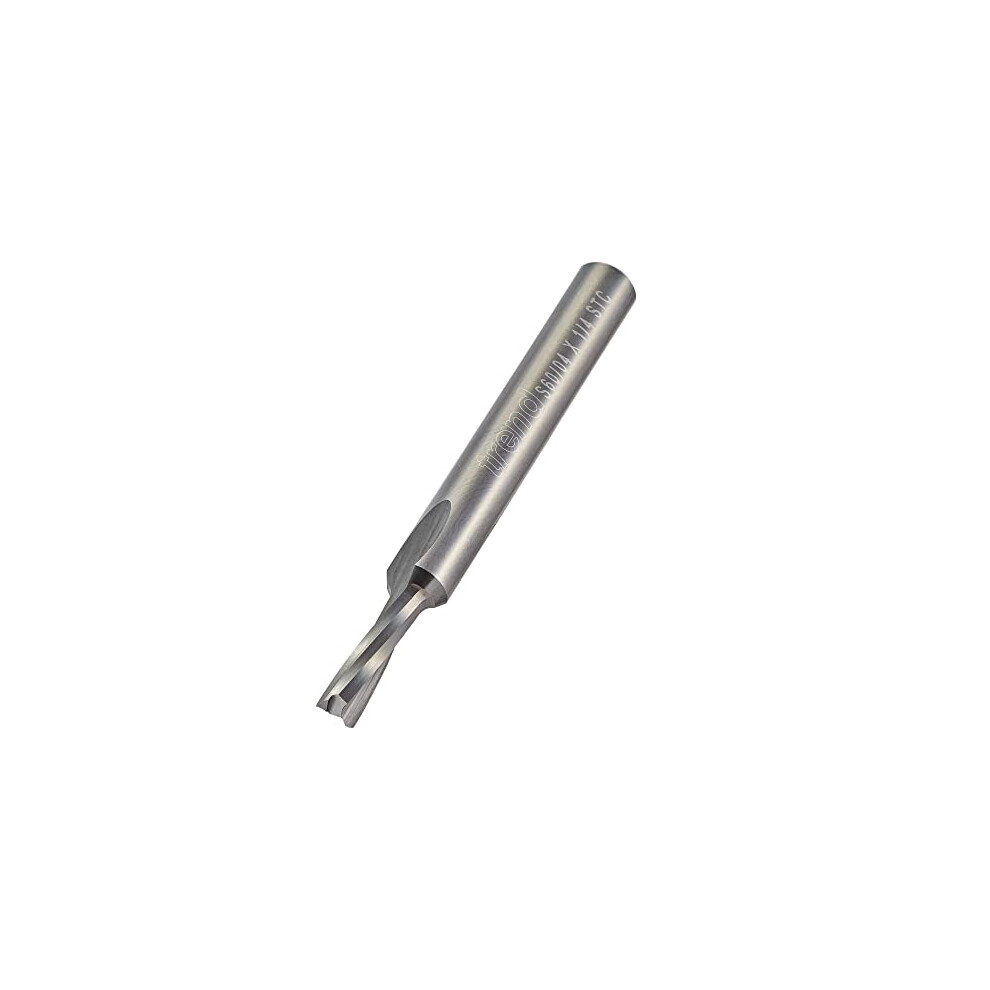 Trend Professional Acrylic Spiral Up-Cut Router Cutter, 1/4 Inch Shank, 4Mm Cut Diameter & 14Mm Cut Length, Solid Tungsten Carbide, S60/04X1/4Stc