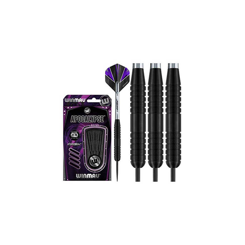 Apocalypse 23 gram Brass Darts Set with Prism Flights and Shafts (Stems)