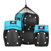 Combo Pack Knee & Elbow Pad Set, Skate Scooter BMX Protection Set for Kids and Teens, Size L