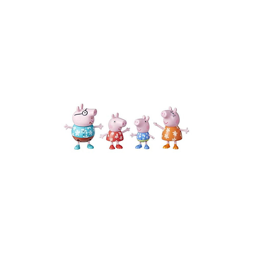 Photos - Action Figures / Transformers Peppa Hasbro - Pack 4 Figures of the  Pig Family 4 Mod. Sdos. - Assorted Models  (F8082)