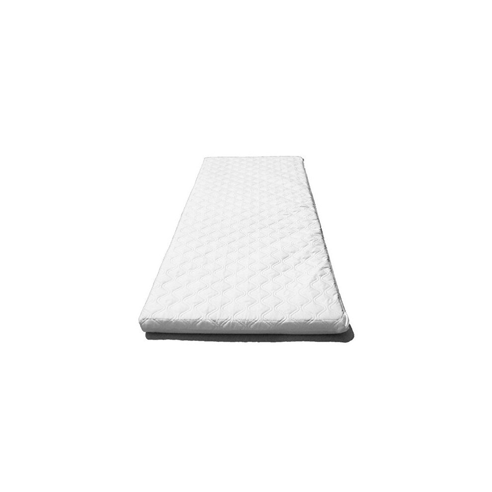 SUZY Microfibre Hypoallergenic Crib Mattress 89 x 40 x 4cm Thick (Square Corners) Reversible British Made-image-OPC-PDWK76P-NEW
