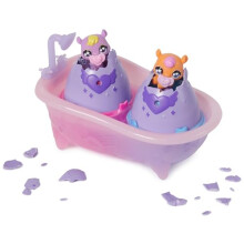 Hatchimals Alive Make a Splash Spielset mit 15 Zubeh   rteilen Badewanne 2 farbwechselnde Minifiguren in selbstschl   pfenden Eiern Kinderspielzeug f
