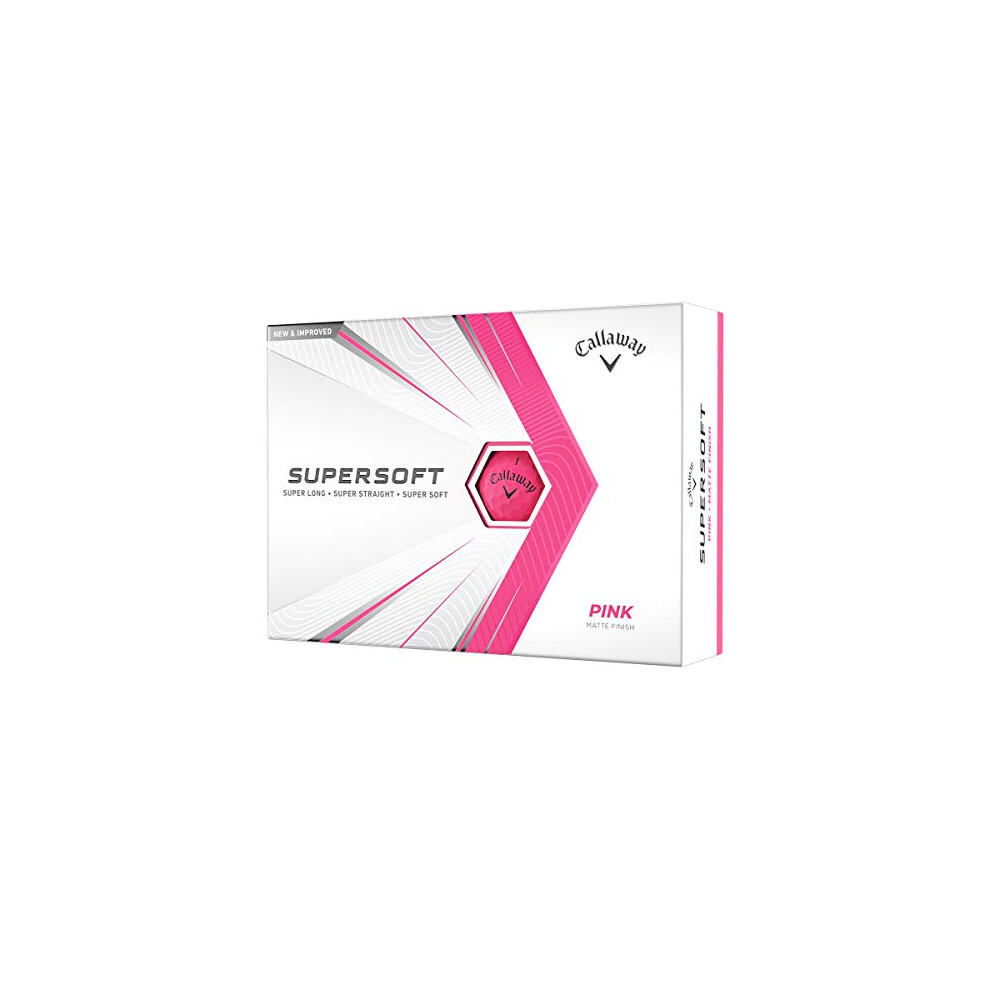 2021 Callaway Supersoft Golf Balls, Pink