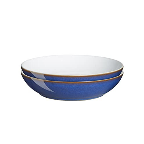 Denby Imperial Blue Pasta Bowls Set of 2, 001048444