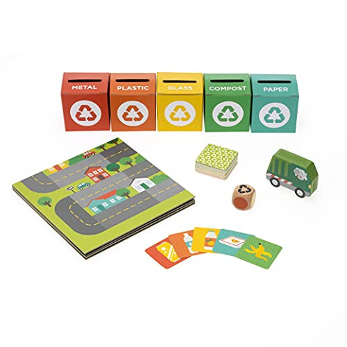 PTC626 Rush to Recycle Board Game Childrens, Green, A4 1